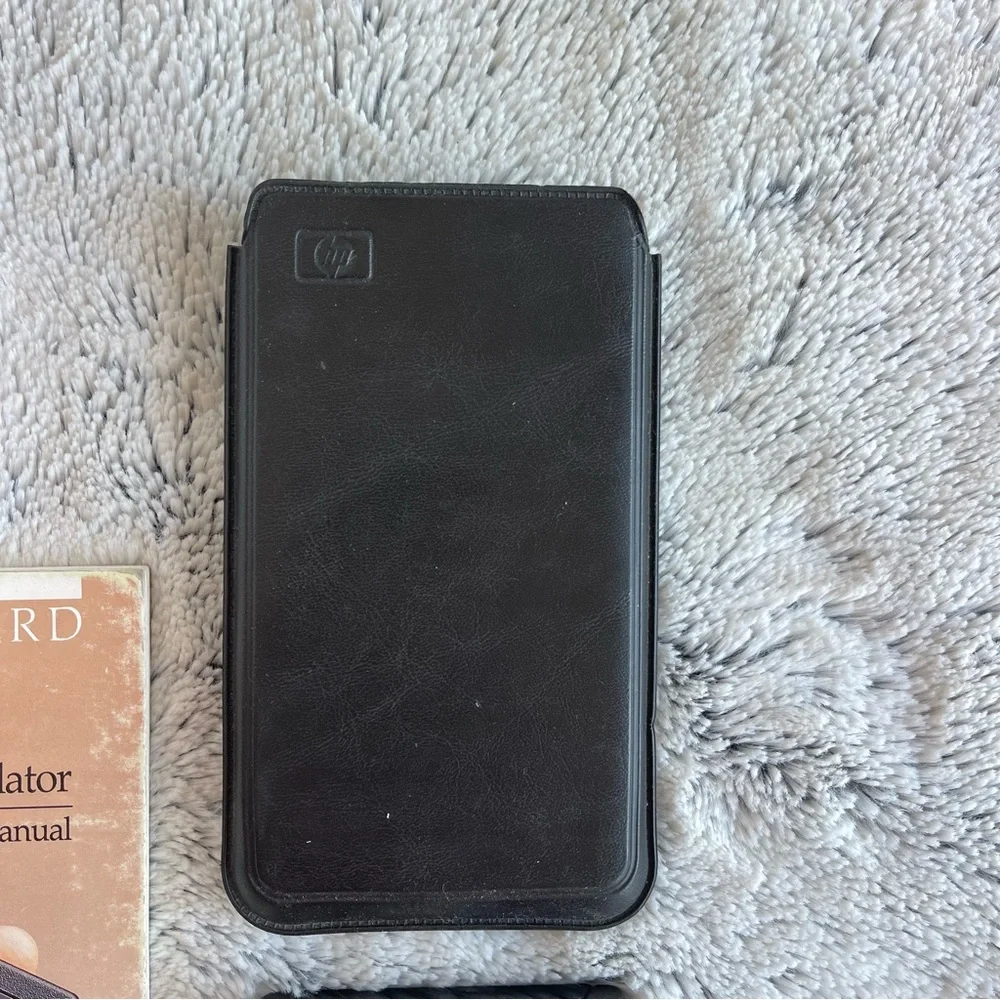 HP 10B Business Financial Calculator Case Owners Manual Vintage